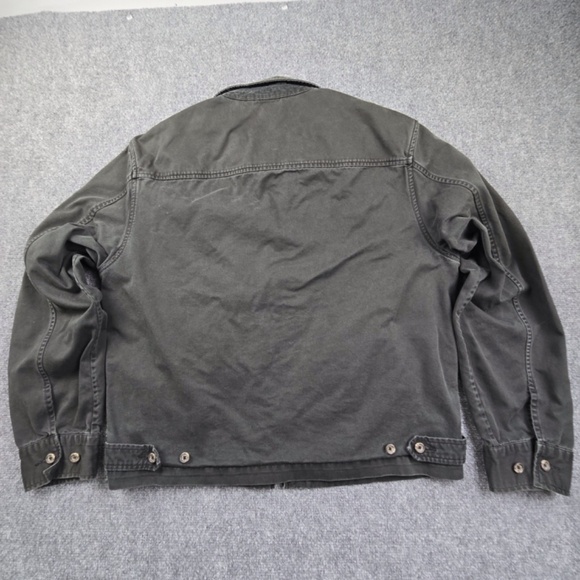 VINTAGE Polo Ralph Lauren Harrington Bomber Jacket - Men's Medium - Faded Black - Picture 2 of 9